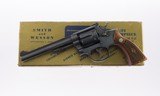 Smith & Wesson Pre Model 17 K-22 Special Order Red Post Front Sight LOW S/N Factory Letter Shipped to Lt. Colonel Faust - 1 of 13