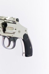 Smith & Wesson .38 Safety Hammerless 4th Model Mfd. 1905 Nickel 4