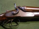 Superb W.W. Greener Engraved Hammer Double 10 Bore 1878 XXX Wood - 1 of 15
