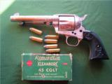 Adams Engraved and Silver Plated Colt Single Action Army SAA - 4 of 13