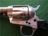 Adams Engraved and Silver Plated Colt Single Action Army SAA - 5 of 13