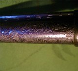 Engraved Colt SAA Black Powder Frame 4 3/4 Inch 38-40 Bullseye Ejector Single Action Army - 11 of 15