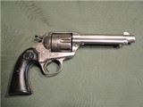 Scarce Colt Bisley Frontier Six Shooter in Nickel 44-40 Made 1901 SAA Single Action Army - 1 of 15