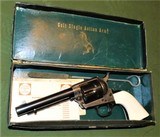 Colt SAA 2nd Gen Ivory Grips in Original Box .38 Special Single Action Army Second 1957 - 1 of 15