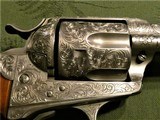 Cased Master Engraved Colt Bisley by J.R. DeMunck Made 1904 38-40 WCF High Condition Masterpiece SAA Single Action - 6 of 15