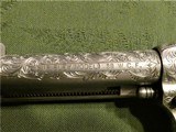 Cased Master Engraved Colt Bisley by J.R. DeMunck Made 1904 38-40 WCF High Condition Masterpiece SAA Single Action - 4 of 15