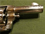 Cased and Master Engraved Colt Sheriff's Model .45 Black Powder Frame Masterpiece by Mel Wood - 7 of 15