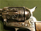 Cased and Master Engraved Colt Sheriff's Model .45 Black Powder Frame Masterpiece by Mel Wood - 8 of 15