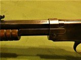 Scarce Special Order Winchester Model 1890 Deluxe .22 Long Made 1908 with Large Disc Peep Sight - 11 of 15
