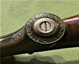 Scarce Special Order Winchester Model 1890 Deluxe .22 Long Made 1908 with Large Disc Peep Sight - 7 of 15