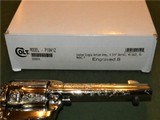 Factory Engraved Colt SAA Nickel .45 Like New in Box Unfired Unturned Single Action Army Letter Requested - 3 of 15