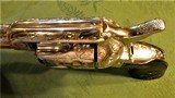 Stunning Cased & Engraved Colt SAA 1st Generation Nickel .41 Long Colt Made 1902 - 6 of 15