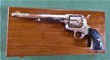 Stunning Cased & Engraved Colt SAA 1st Generation Nickel .41 Long Colt Made 1902 - 3 of 15