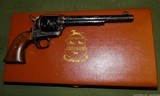 Factory Cased and Engraved Colt SAA .45 D Coverage Unfired Unturned Single Action Army - 3 of 15