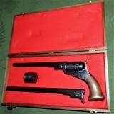 Absolutely Scarce Colt Paterson Cased Multi Barrel Set with Spare Cylinder, 9 and 12 Inch - 1 of 15