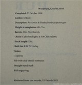 Absolutely Scarce Engraved James Woodward Boxlock Ejector 12 Bore with Purdey Archive Letter Made 1900 - 11 of 15