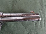 Stunning Cased and Engraved Colt SAA .41 First Generation Nickel 4 3/4 Inch Made 1902 - 4 of 15