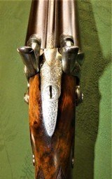 Fabulous Engraved Holland & Holland Best Gun 12 Bore Made 1868 6 LBS Antique Ships Direct to You - 6 of 15