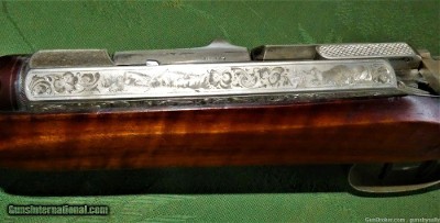 Gorgeous Engraved Ed Kettner Stalking Rifle w/Half Octagonal Half Round Fluted Barrel 6MM