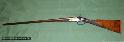 Gorgeous & Unique Engraved Purdey Thumb Opener 14 Gauge Hammer Gun 1863