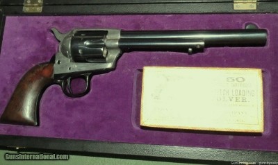 1876 Cased Colt Single Action Army .45 LC 7 1/2 Inch Civilian SAA