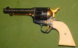 Cased Engraved Colt 1st Gen Cattle Brand 1904 SAA Pearl Near Perfect Condition - 11 of 11
