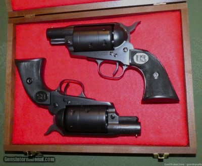 Amazing Matched Pair USFA Prototype Shot Pistols 410/45 Like New in Case Made 2011 United States Fire Arms