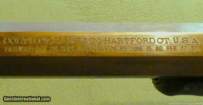 Exceedingly Rare Colt Lightning Deluxe with 30 Inch Barrel .32 Made in 1888 Medium Frame - Image 10 of 15