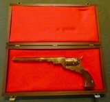 Cased Engraved Colt Paterson Number 5 Holster Pistol with Correct Barrel Address by American Historical Society - 2 of 12