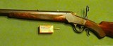 Special Order Winchester 1885 Deluxe Having Set Trigger, Mid Range Sights, .22 Long Rifle, with Cody Letter Verification - 3 of 15