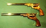 Cased and Engraved Deluxe Colt Paterson Set by American Historical Society with Correct Barrel Address - 13 of 15