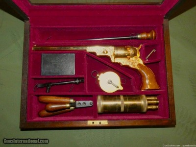 Cased and Engraved Deluxe Colt Paterson Set by American Historical Society with Correct Barrel Address