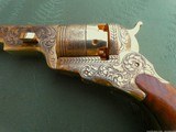 Cased and Engraved Deluxe Colt Paterson Set by American Historical Society with Correct Barrel Address - 6 of 15
