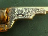 Cased and Engraved Deluxe Colt Paterson Set by American Historical Society with Correct Barrel Address - 9 of 15