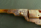 Cased and Engraved Deluxe Colt Paterson Set by American Historical Society with Correct Barrel Address - 5 of 15