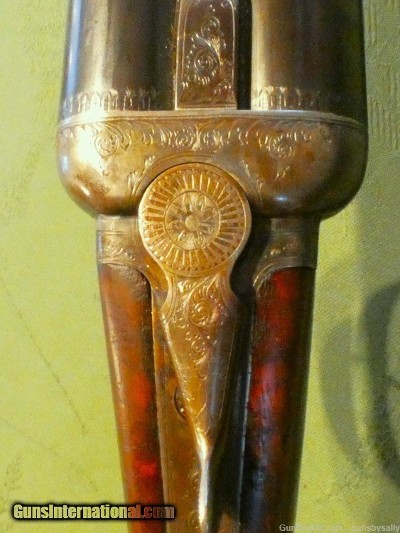 Engraved Cogswell and Harrison Ejector 12 Bore with 30 Inch Barrels, 15 1/4 Length of Pull - Image 9 of 15