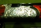Factory Cased and Deep Relief Engraved Rizzini 28 Gauge Round Body Over Under 28 Inch Like New - 10 of 15