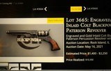 Fabulous Cased & Engraved Colt Paterson Number 5 Belt Pistol - 15 of 15