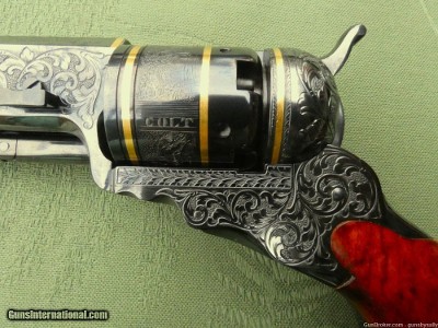 Fabulous Cased & Engraved Colt Paterson Number 5 Belt Pistol - Image 9 of 15
