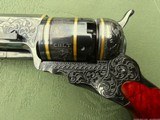 Fabulous Cased & Engraved Colt Paterson Number 5 Belt Pistol - 9 of 15