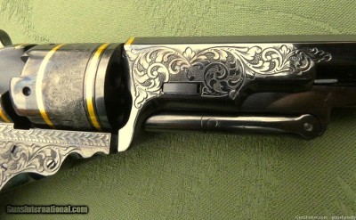 Fabulous Cased & Engraved Colt Paterson Number 5 Belt Pistol - Image 3 of 15