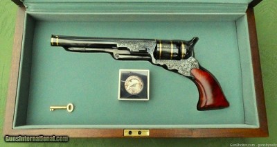 Fabulous Cased & Engraved Colt Paterson Number 5 Belt Pistol