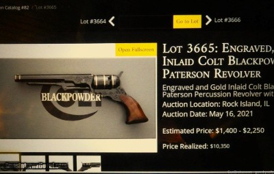 Fabulous Cased & Engraved Colt Paterson Number 5 Belt Pistol - Image 15 of 15