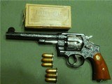 Cased and Engraved Smith & Wesson Model 1917 by Master Engraver James Demunck - 3 of 15