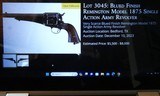 Scarce Blued Remington 1875 Chambered in 44-40 WCF Good Condition - 15 of 15