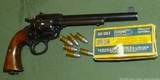 Very Important Cased Colt Pre-Bisley Flattop Target Model in .455 Eley Shipped to England 1894 with Checkered Trigger - 15 of 15