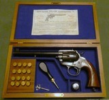 Very Important Cased Colt Pre-Bisley Flattop Target Model in .455 Eley Shipped to England 1894 with Checkered Trigger - 1 of 15