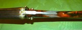 Scarce Engraved G W Bales Double Rifle in .500 Black Powder Express Antique - 8 of 15