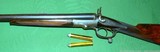 Scarce Engraved G W Bales Double Rifle in .500 Black Powder Express Antique - 2 of 15