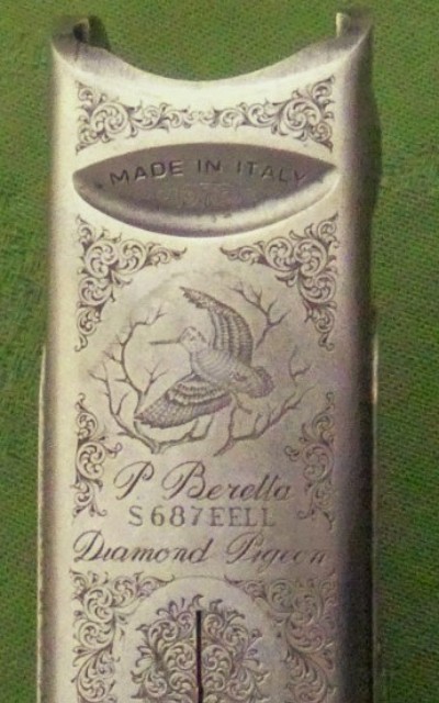 Engraved Beretta 687 EELL Diamond Pigeon 20 Gauge in Factory Case 28 Inch Barrels - Image 8 of 15